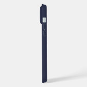 オリジナルのグレー ブルー カスタマイズ可能 iPhoneケース (左側面)