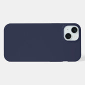オリジナルのグレー ブルー カスタマイズ可能 iPhoneケース (裏面横)