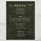 オリジナルのゴシック ヴィンテージ ダマスクを作成 メニュー (正面)