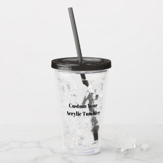 オリジナルのシンプルなカスタム16oz、 アクリルタンブラー