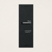 オリジナルのシンプルな3.0" x 1.0" 弔事カードを作成 (正面)