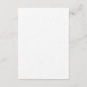 オリジナルのシンプルプロフェッショナル3.5" x 5" 招待状 (裏面)
