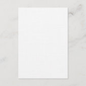 オリジナルのシンプルプロフェッショナル 3.5" x 5" 招待状 (裏面)