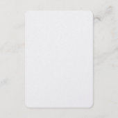 オリジナルのシンプルプロフェッショナル 3.5" x 5" 招待状 (裏面)