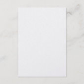 オリジナルのシンプルプロフェッショナル 3.5" x 5" 招待状 (裏面)