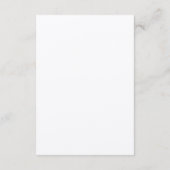 オリジナルのシンプルプロフェッショナル 3.5" x 5" 招待状 (裏面)