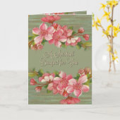 オリジナルのスピリチュアル・ブーケの祈りカードを作成する カード (黄色い花)