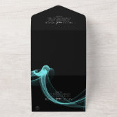 オリジナルのスモークリボンを作成 オールインワン招待状 (外側)