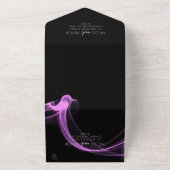 オリジナルのスモークリボンを作成 オールインワン招待状 (外側)