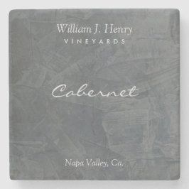 オリジナルのスレートストーン ワインコースターを作成 ストーンコースター