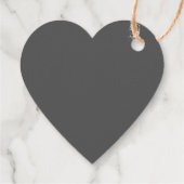 オリジナルのダークグレー カスタムデザインを作成 フェイバータグ (裏面)