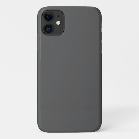 オリジナルのダークグレー カスタム デザインを作成 Case-Mate iPhoneケース (裏面)
