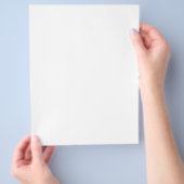 オリジナルのチラシをデザインする チラシ (手)