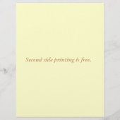 オリジナルのチラシ チラシ (裏面)