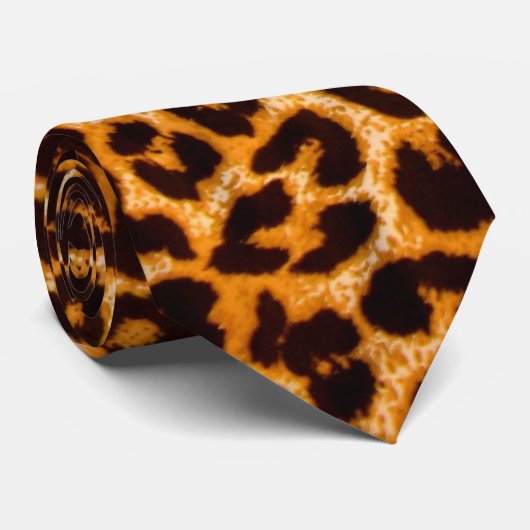 オリジナルのチーターのネクタイがワイルド男のために！ ネクタイ (ロール)