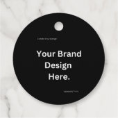 オリジナルのデザインを作成してプリントしたギフトタグを作成 フェイバータグ (裏面)