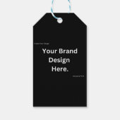 オリジナルのデザインを作成して印刷するギフトタグ ギフトタグ (裏面)