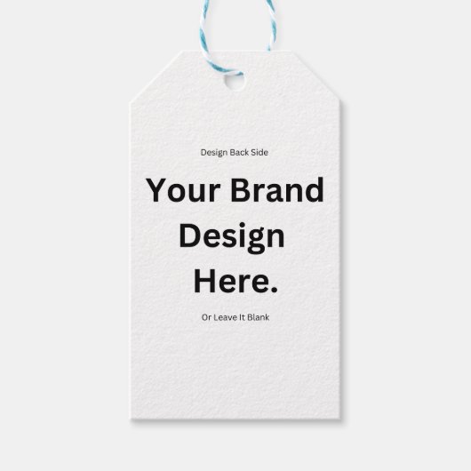 オリジナルのデザインを作成して印刷するギフトタグ ギフトタグ (正面)