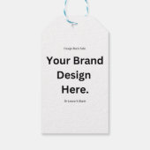 オリジナルのデザインを作成して印刷するギフトタグ ギフトタグ (裏面)