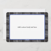 オリジナルのトナカイと鹿のクリスマスホリデーマジカル シーズンカード (裏面)