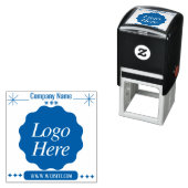 オリジナルのビジネスロゴ&テキストで貴社のブランドを表現しましょう セルフインキングスタンプ (インサイチュ)