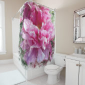*~*オリジナルのピン絵画ク·ピーニー·フローラ·フラワーAR1 シャワーカーテン (インサイチュ)