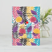 オリジナルのフラット招待状をカスタマイズ 招待状 (スタンド正面)