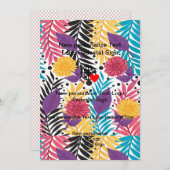 オリジナルのフラット招待状をカスタマイズ 招待状 (正面/裏面)