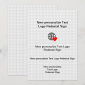 オリジナルのフラット招待状をカスタマイズ 招待状 (正面/裏面)