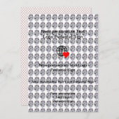 オリジナルのフラット招待状をカスタマイズ 招待状 (正面/裏面)