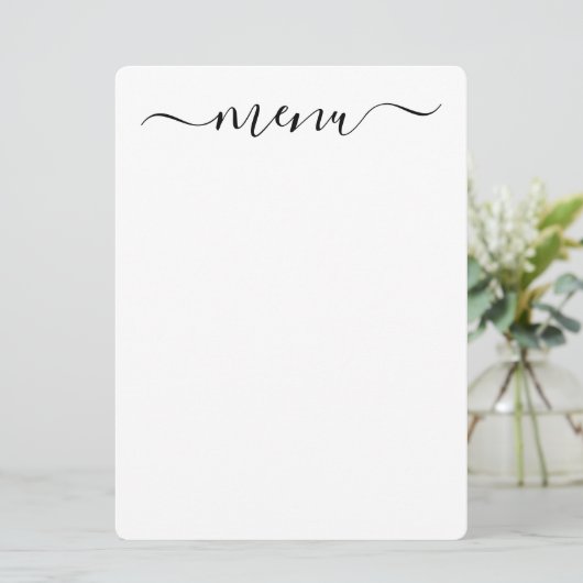 オリジナルのフルカスタマイズホワイトを作成 メニュー (スタンド正面)