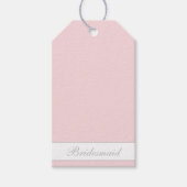 オリジナルのブライズメイド ギフトタグ (正面)