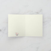 オリジナルのブライダルシャワーティーパーティー招待状 案内状 (内部)