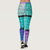 オリジナルのベーシックパンツを作ろう シンプルなブルーパンツ レギンス (裏面)