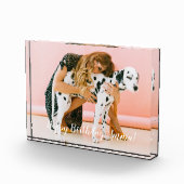 オリジナルのペット愛好家のための記念宝石写真を作成 フォトブロック (右)