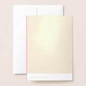 オリジナルのホログラムカードを作成 箔カード (裏面封筒付き)