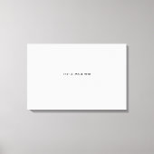 オリジナルのホワイトを作成 キャンバスプリント (正面)
