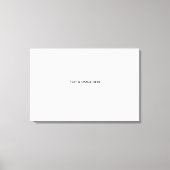 オリジナルのホワイト キャンバスプリント (正面)