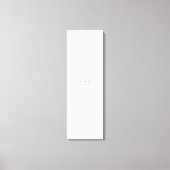 オリジナルのホワイト キャンバスプリント (正面)