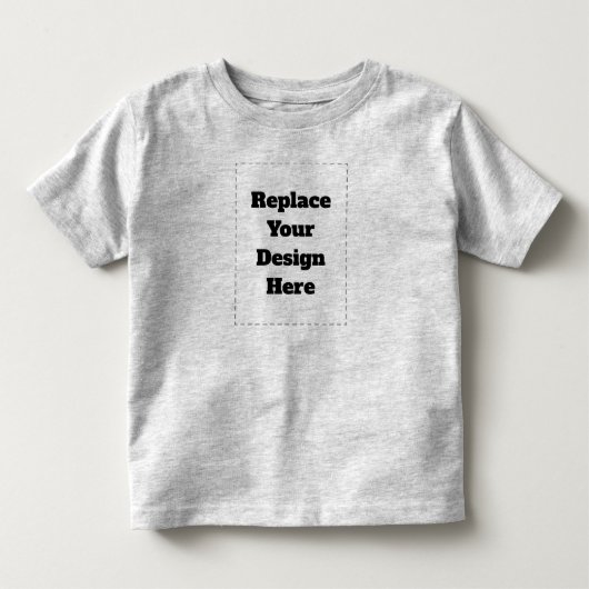 オリジナルのホワイト トドラーTシャツ (正面)