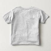 オリジナルのホワイト トドラーTシャツ (裏面)
