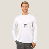 オリジナルのホワイト トライブレンドTシャツ (正面全体)