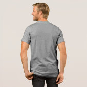 オリジナルのホワイト トライブレンドＴシャツ (フル背面)