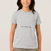 オリジナルのホワイト トライブレンドTシャツ (正面)