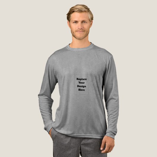 オリジナルのホワイト トライブレンドTシャツ (正面全体)