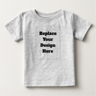 オリジナルのホワイト ベビーTシャツ
