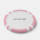オリジナルのホワイト ポーカーチップ (シングル)