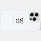 オリジナルのホワイト Case-Mate iPhoneケース (裏面 (横))