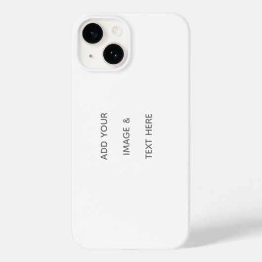 オリジナルのホワイト Case-Mate iPhoneケース (裏面)