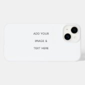 オリジナルのホワイト Case-Mate iPhoneケース (裏面 (横))